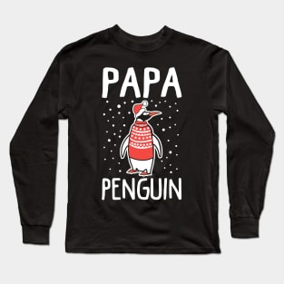 Matching Penguin Ugly Christmas Sweatshirts Long Sleeve T-Shirt